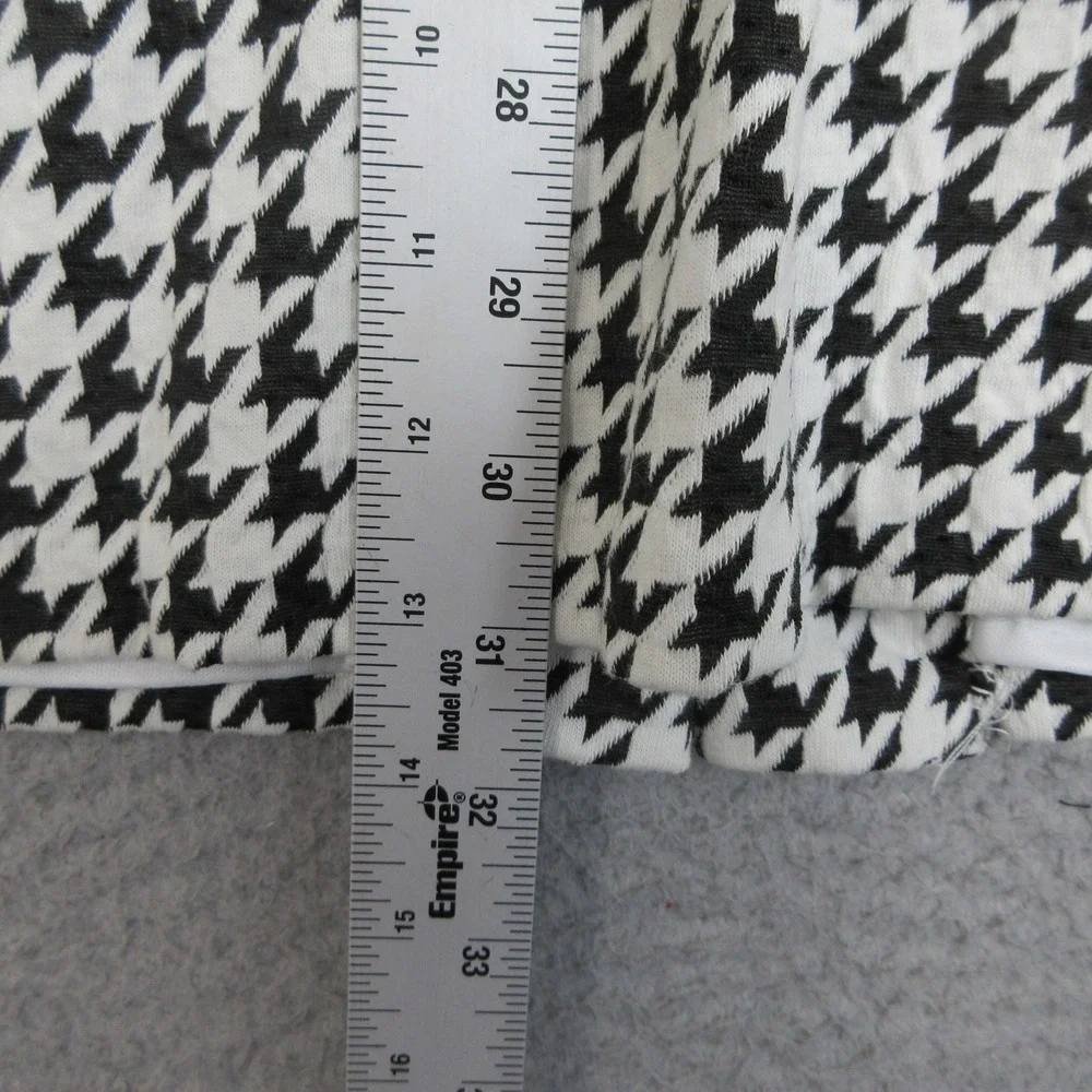 Rare Editions Houndstooth Coat Girls 12 Black White Velvet Bow Winter Dressy